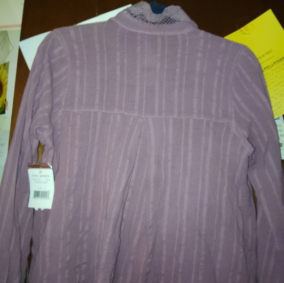 FREE PEOPLE Floral Embroidered Button Up Shirt 🆕 - Picture 9 of 11